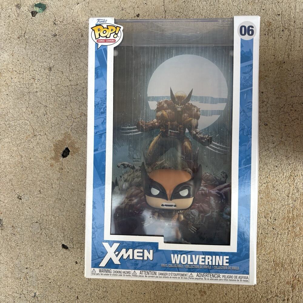 Funko Pop! Opened Comic Book Cover with Case: Marvel - Wolverine #06